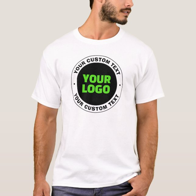 T-shirt Ajoutez votre propre logo d'entreprise ou votre co (Devant)