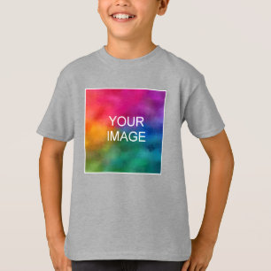 T-shirt Ajoutez Votre Texte Télécharger Photo Enfants Garç