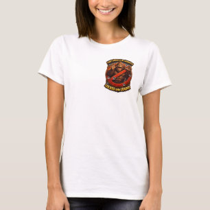 T-shirt ajusté pour femme Sasquatch chargé crest
