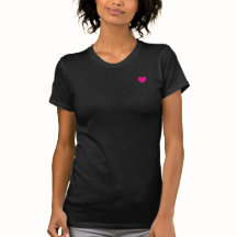 T-Shirt ajusté pour femmes avec cœur