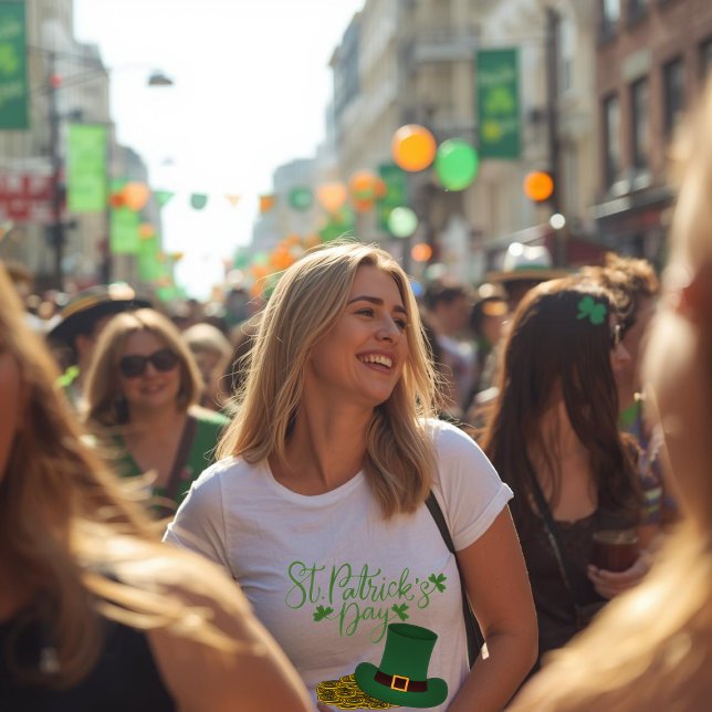 T-shirt ajusté pour femmes St. Patrick's Day (Créateur téléchargé)