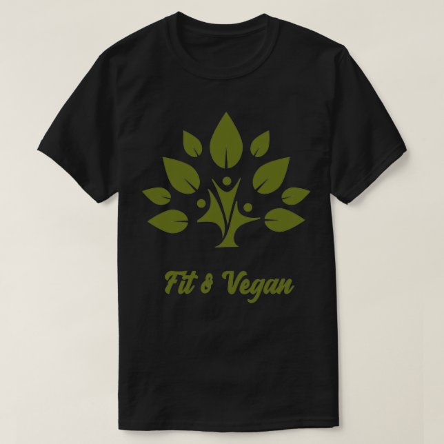 T-shirt Ajuster Et Vegan Que Vous (Design devant)