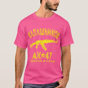T-shirt Ak-47 Kalashnikov Cadeau Pour Les Amateurs D'Armes