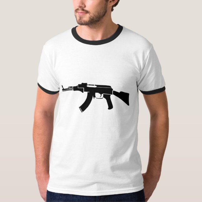 T-shirt AK_47_Stencil_by_car54 (Devant)