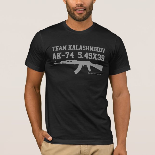T-shirt AK-74 chemise de l'équipe AK (Devant)