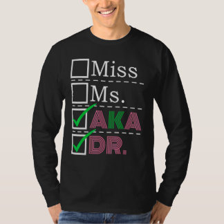 T-shirt AKA Doctor Medical Worker Appréciation Diplômé 