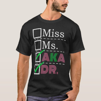 T-shirt AKA Doctor Medical Worker Appréciation Diplômé 