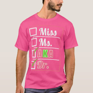 T-shirt Aka Doctor Médicale Worker Appréciation Graduation