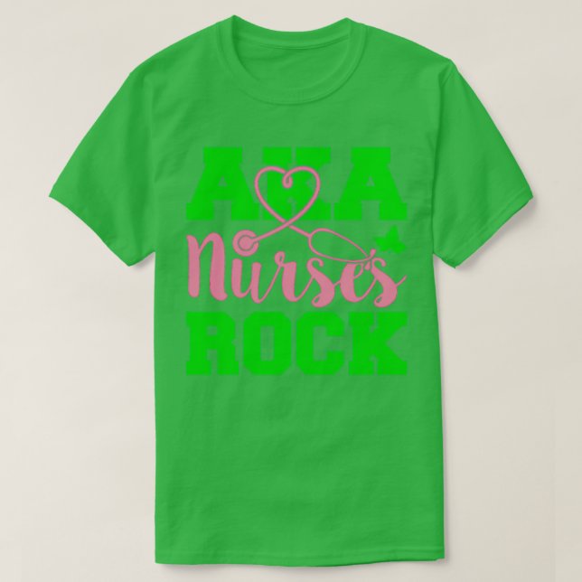 T-shirt AKA Nurses Rock AKA Jolie infirmière (Design devant)