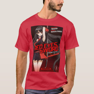 T-shirt Akame ga tue les yeux rouges épée 4