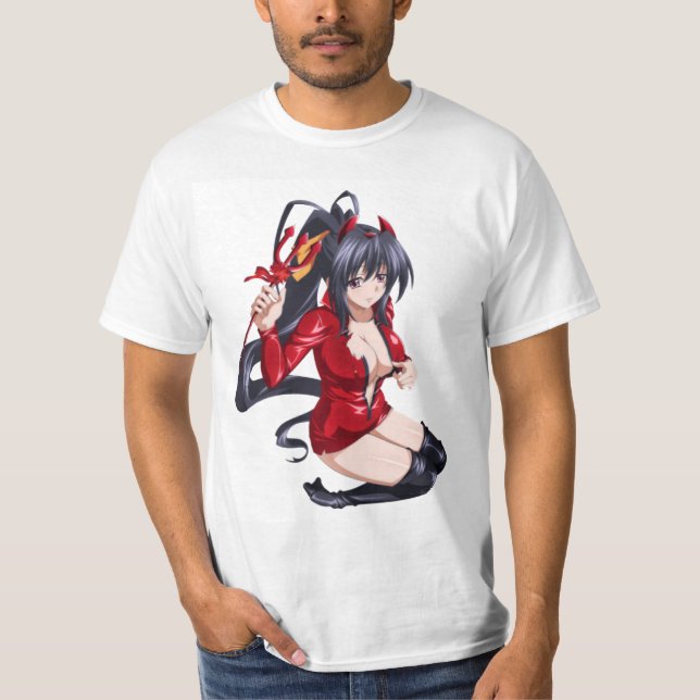 T-shirt Akeno Himejima Lycée Dxd (Devant)