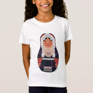 T-Shirt Akha de Thaïlande Matryoshka Girls