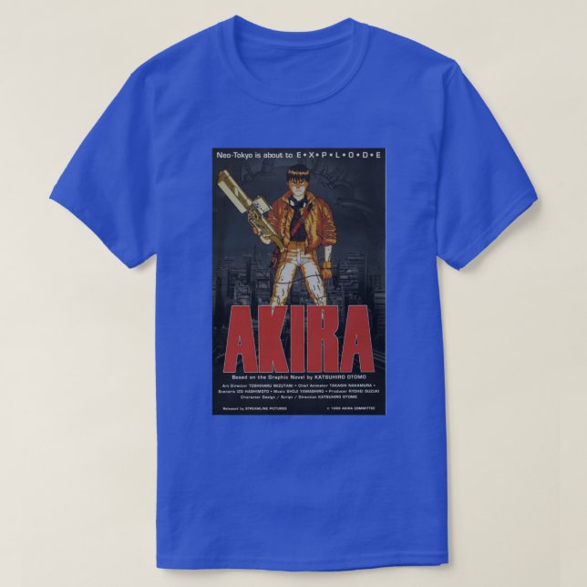 T-shirt Akira 1988 Katsuhiro Otomo film (Design devant)