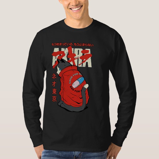 T-shirt Akira Shirt Unisex Anime Manga Merch pour femmes h (Devant)