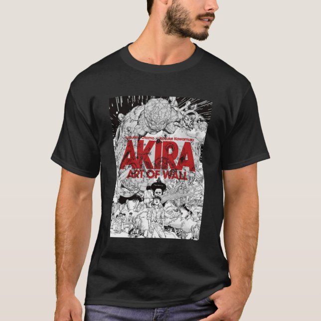 T-shirt akira tetsuo art of wall   (Devant)