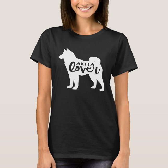 T-shirt Akita   A Minimalist for Dog (Devant)