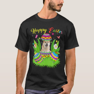 T-shirt Akita Amoureux des chiens Floral Oeuf de Pâques Fu