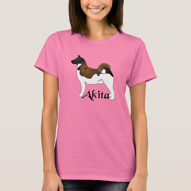 T-shirt Akita, détails (Devant)