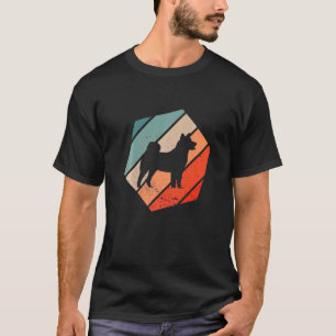 T-shirt Akita Hexa Retro Vintage Akita Inu Akita Propriéta