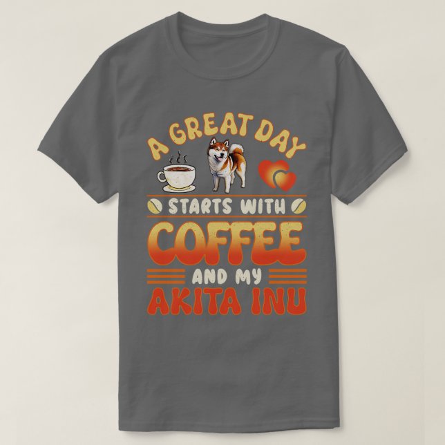 T-shirt Akita Inu (Design devant)