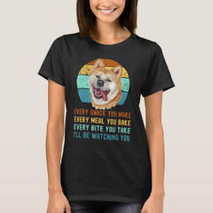 T-shirt Akita Inu Ou Kuma Inu Chien Chaque Snack Que Vous