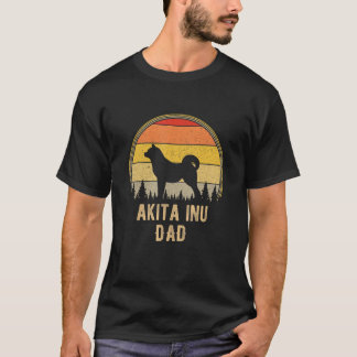 T-shirt Akita Inu Papa Chien Akita Inu Propriétaire du pèr