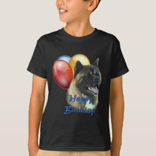 T-shirt Akita Joyeux Ballons d'anniversaire
