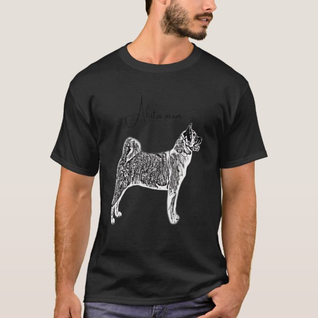 T-SHIRT AKITA MOM DOG (Devant)
