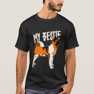 T-shirt Akita My Bestie Best Friend