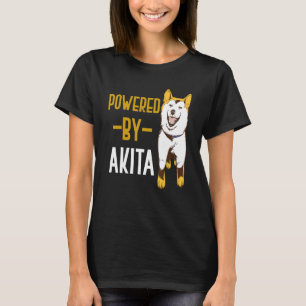 T-shirt Akita Propulsé Par Akita Shiba Inu Dog Akita Dog P