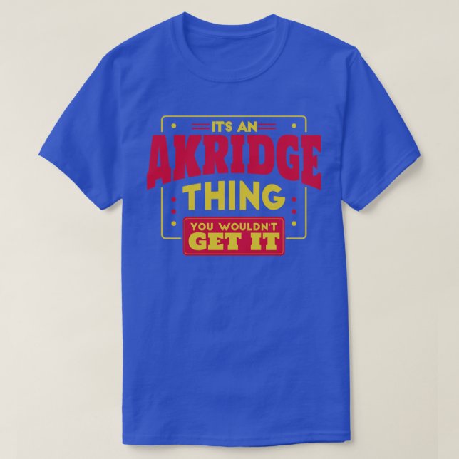 T-shirt Akridge (Design devant)