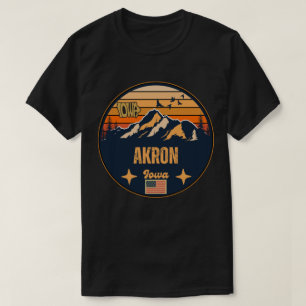 T-shirt Akron, Iowa, États-Unis