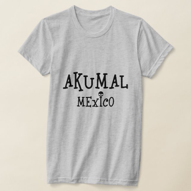 T-shirt Akumal Mexico Design - Bella+Canvas Slim F femmes (Poser)