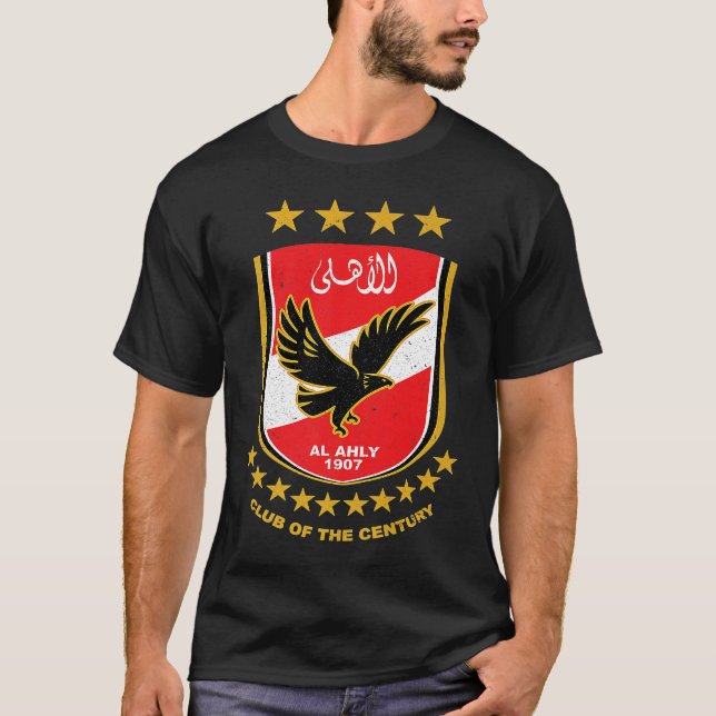 T-shirt Al Ahly Club Supporter Fan  Egypt Egyptian (Devant)
