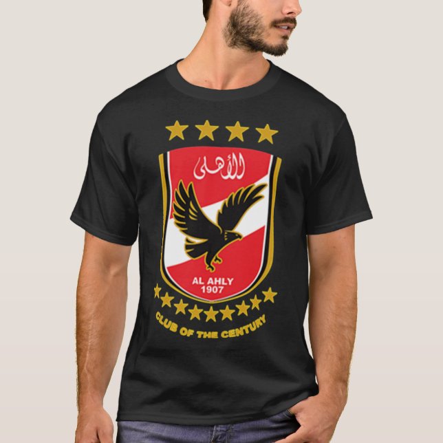 T-shirt Al-AHLY Football Club Nouveau logo 9 étoiles Class (Devant)