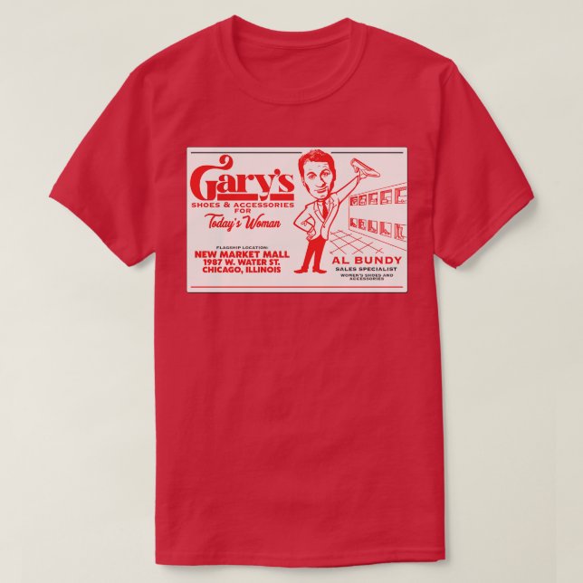 T-shirt Al Bundys Business d Garys Chaussures (Design devant)