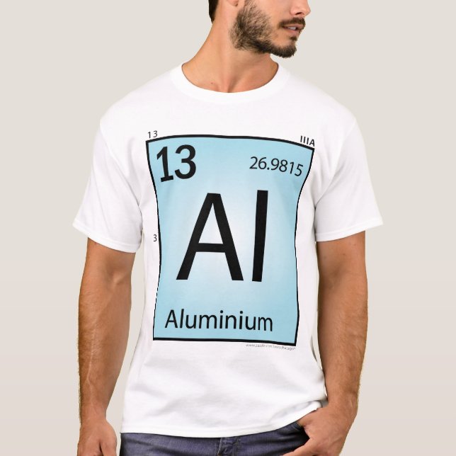 T-shirt (Al) en aluminium d'élément - avant (Devant)
