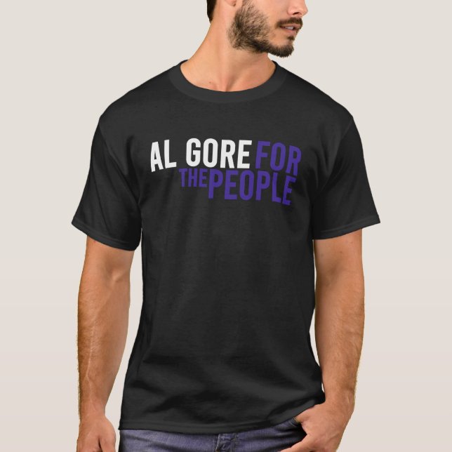 T-shirt Al Gore For The People 2024 Liberal Democrat USA (Devant)