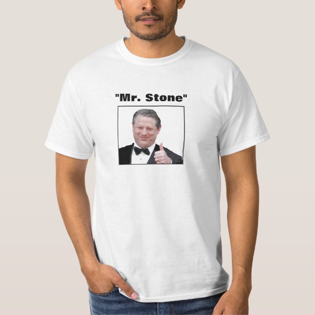 T-shirt Al Gore : "M. Stone " (Devant)
