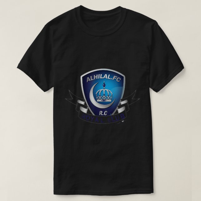 T-shirt Al-Hilal Soccer football Saudi Team Fan Alhilal T- (Design devant)