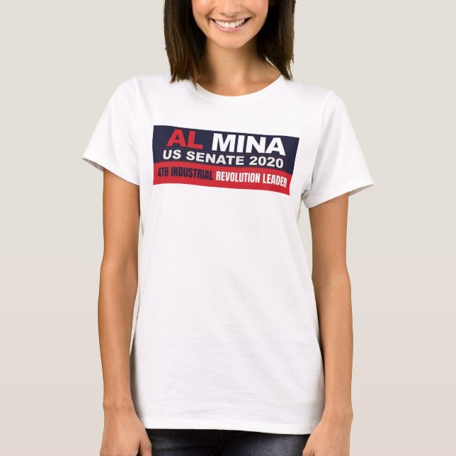 T-shirt Al Mina US Senate Merchandises (Devant)