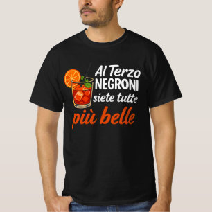 T-shirt al terzo negroni siete tutte più