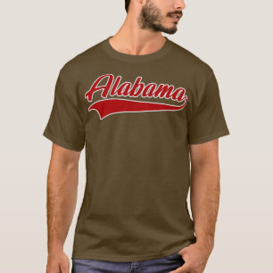 T-shirt Alabama AL Throwback Design Classique