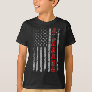 T-shirt Alabama - Drapeau Vintage américain