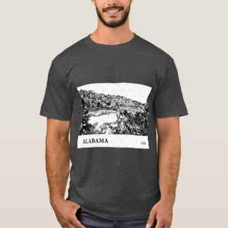 T-shirt Alabama États-Unis