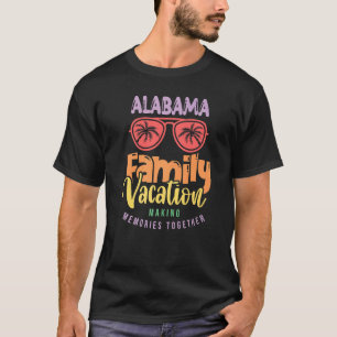 T-shirt Alabama Famille Vacances Correspondance