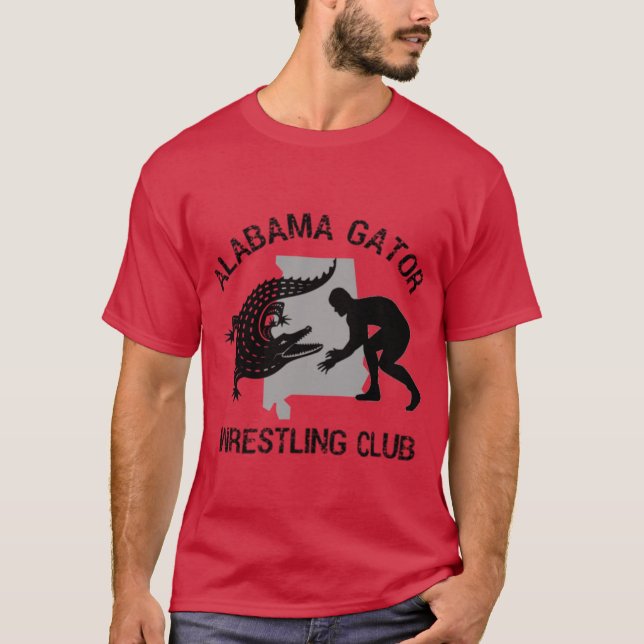 T-shirt Alabama Gator Wrestling Club (Devant)