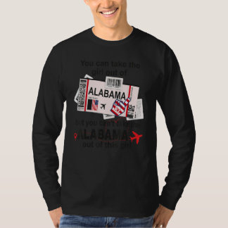 T-shirt Alabama Girl  Alabama Boarding Pass