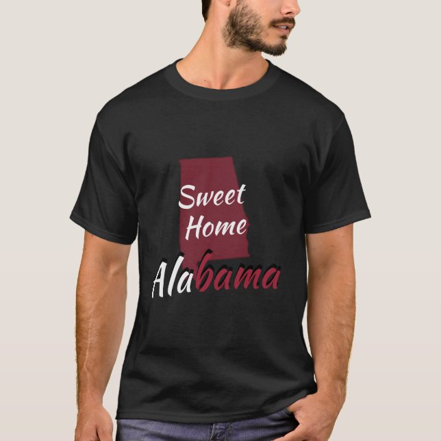 T-shirt Alabama Home Sweet Home State Pride (Devant)