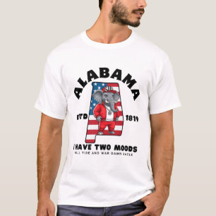 T-shirt Alabama : j'ai deux humeurs